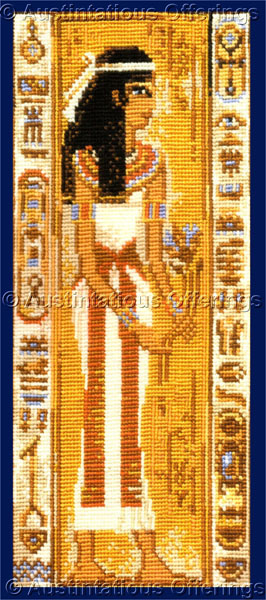 Nadykto Ancient Egyptian Woman CrossStitch Kit  Hieroglyph Panel